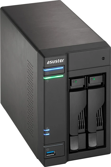 Asustor AS5002T, 1GB RAM, 2x RJ-45 1000Base-T, 3x USB-A 3.0