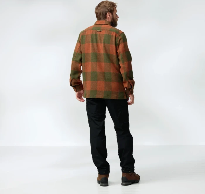 Fjällräven Canada Hemd langarm autumn leaf/laurel green (Herren)