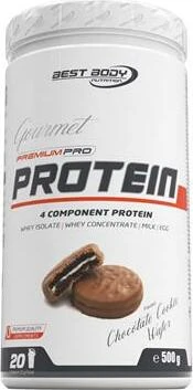 Best Body Nutrition Gourmet Premium Pro Protein Chocolate Cookie Wafer 500g