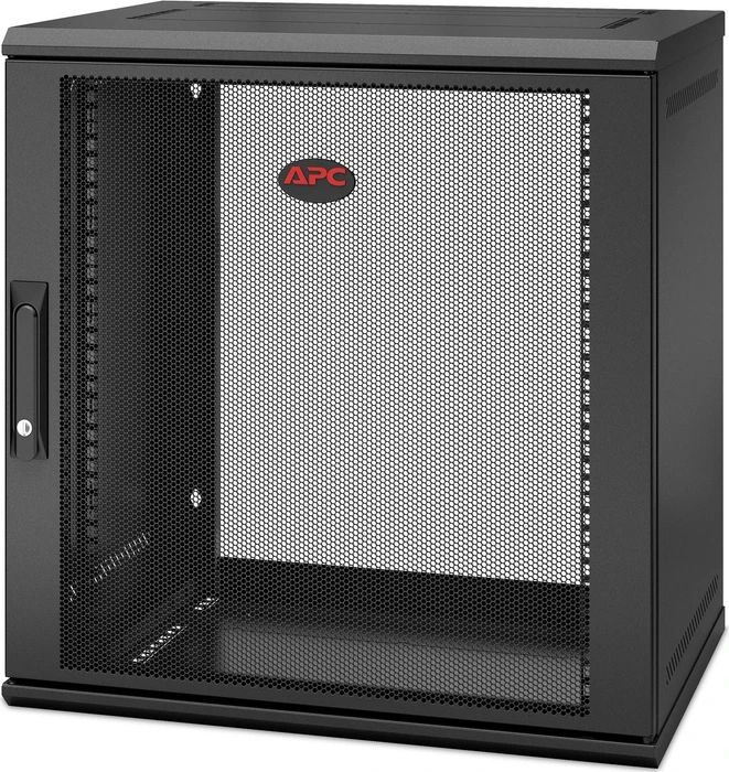 APC NetShelter WX 19" Wandgehäuse 12HE, Gitternetztür, schwarz, 400mm tief