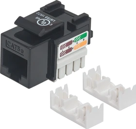 Intellinet Keystone Modul RJ-45 Buchse via Verlegekabel Cat5e, schwarz