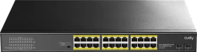 Cudy GS100 Series Rackmount Gigabit Switch, 24x RJ-45, 2x SFP, 300W PoE+ (GS1028PS2)