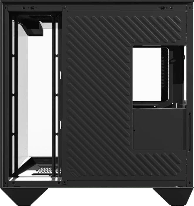 DarkFlash DY470 Shadow Black, inkl. 4x Lüfter, inkl. GPU-Halterung, Glasfenster