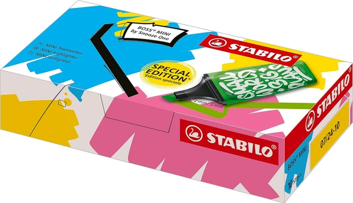 STABILO Boss Mini Snooze One grün, 10er-Pack