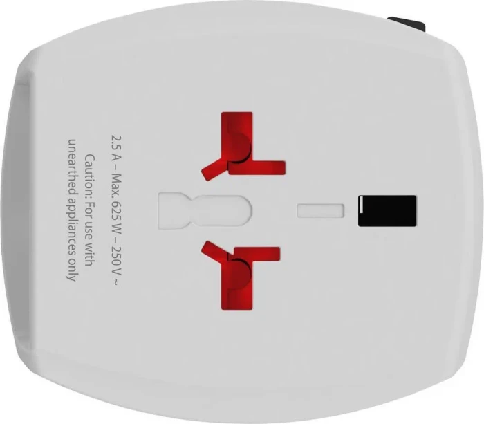 Skross World Travel Adapter MUV USB (4xA), 4x USB-A, weiß