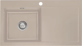 systemceram Mera 90 F Einbau Becken links fango
