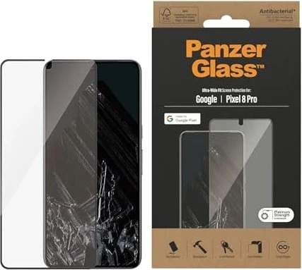 PanzerGlass Screen Protector Ultra-Wide Fit für Google Pixel 8 Pro