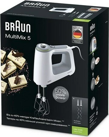 Braun HM 5100 WH MultiMix 5 Handmixer