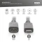 Digitus USB 3.1 Verlängerungskabel, USB-C [Stecker] auf USB-C [Buchse], 0.7m schwarz Vorschaubild