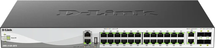 D-Link DMS-3130 Rackmount 2.5G Managed Switch, 26x RJ-45, 4x SFP28