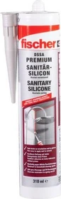 fischer DSSA Sanitärsilicon silbergrau, 310ml