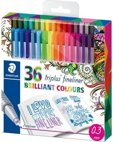Staedtler triplus fineliner 334 0.3mm Johanna Basford Design sortiert, 36er-Set