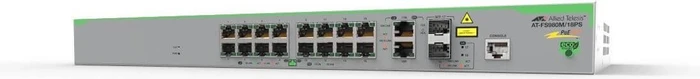 Allied Telesis CentreCOM FS980M Rackmount Managed Switch, 16x RJ-45, 2x RJ-45/SFP, 250W PoE+