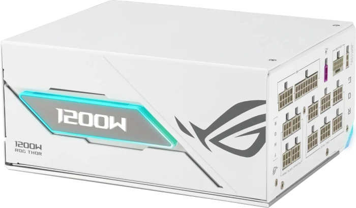 ASUS ROG Thor Platinum III White Edition (ROG Equalizer), ROG-THOR-1200P3-WHITE-GAMING-E, 1200W, ATX 3.1