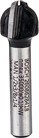 Bosch Professional PRO Hohlkehlfräser, (R1)6.4x(D)12.7x9.2x40mm, 1 Stück