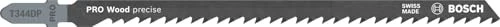 Bosch Professional T344DP HCS Precision for Wood Stichsägeblatt, 152mm, 5 Stück