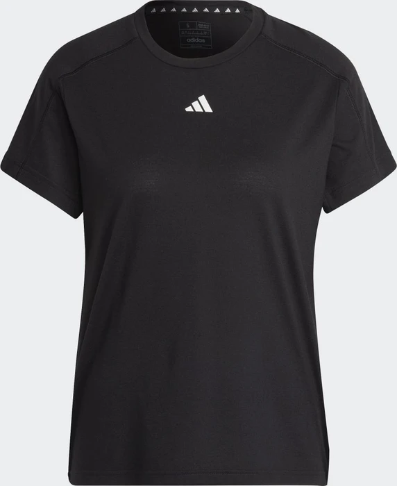 adidas Aeroready Train Essentials Minimal Branding Funktionsshirt kurzarm schwarz (Damen)