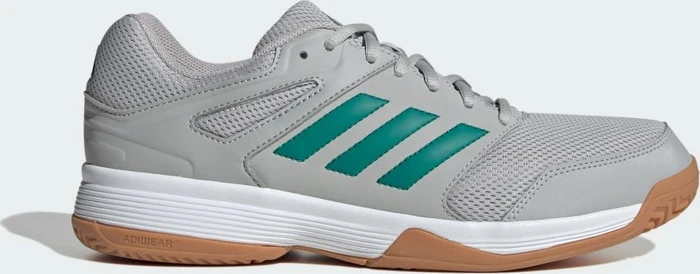 adidas Speedcourt Indoor grey two/equipment green/cloud white
