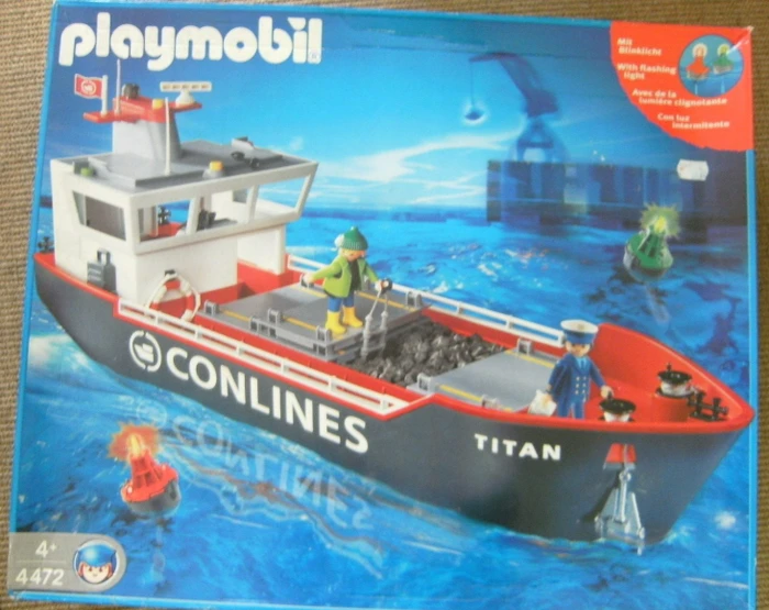 playmobil Summer Fun Großes Frachtschiff (4472)