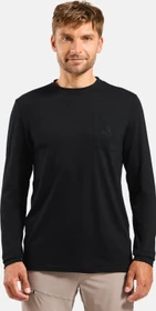 Odlo Ascent Merino 200 Funktionsshirt langarm schwarz (Herren)