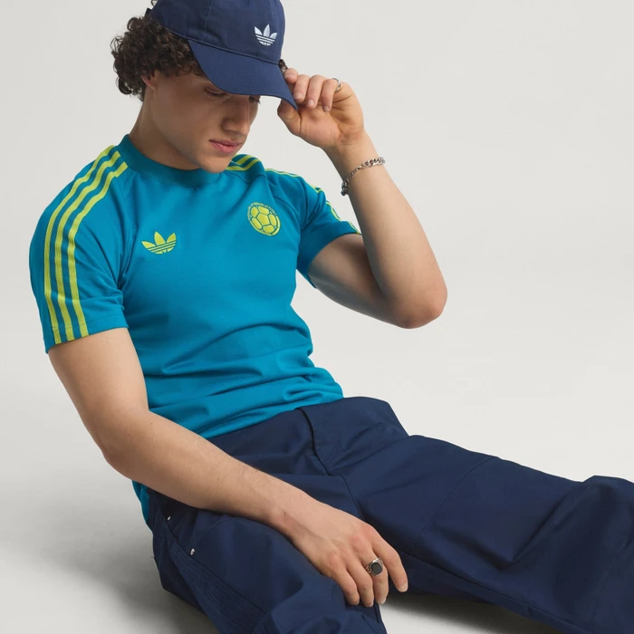 adidas Kolumbien Original T-Shirt kurzarm mystery petrol (Herren)