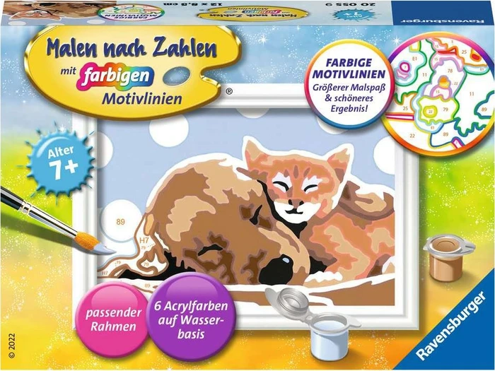 Ravensburger Malen nach Zahlen Tierliebe (20055)