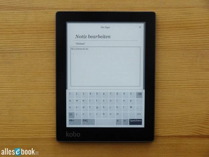 Kobo Aura schwarz