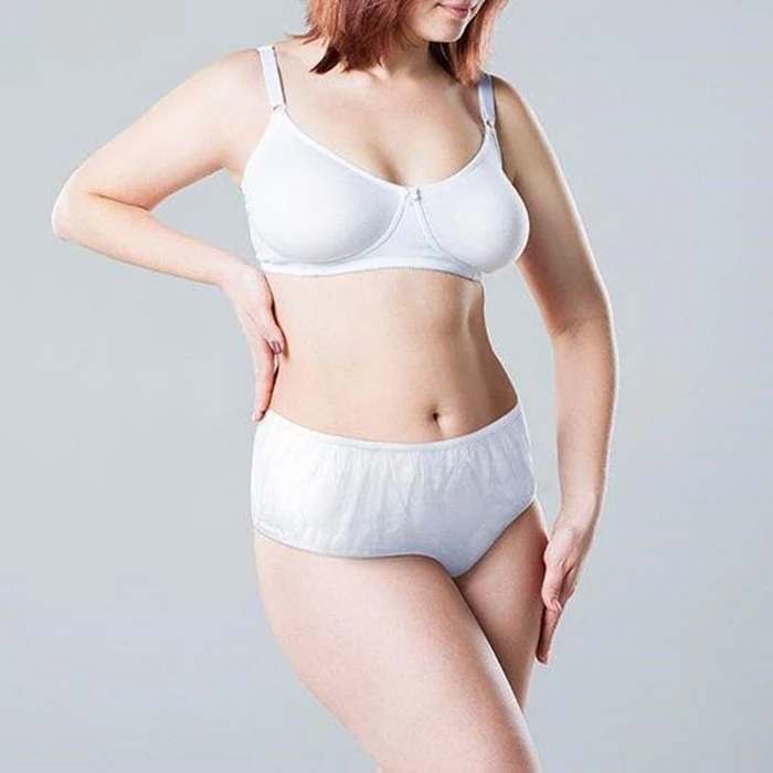 Akuku Postpartum/Wochenbett Einweg Schutzhose Größe L, 5 Stück