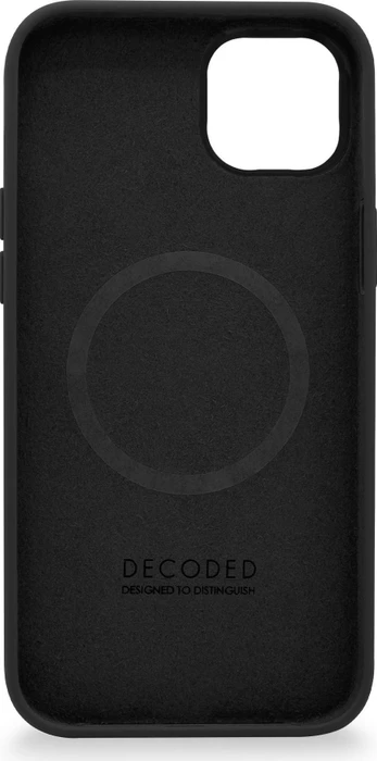 Decoded AntiMicrobial Silicone Back Cover für Apple iPhone 14 Plus Charcoal
