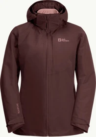 Jack Wolfskin Bergland 3in1 Funktionsjacke dark maroon (Damen)