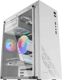 Mars Gaming MC100W, weiß, Acrylfenster