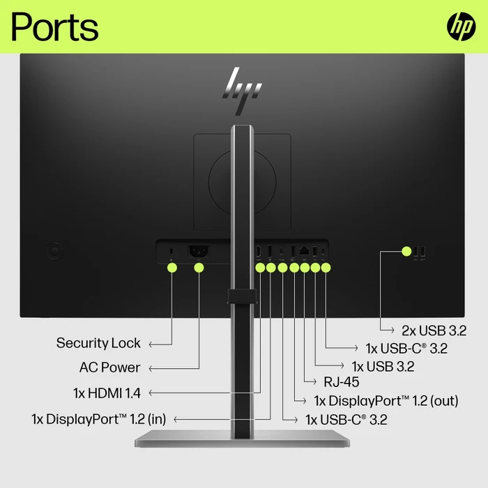 HP E27u G5, 3 Jahre Garantie, 27"
