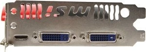 MSI GeForce GTX 550 Ti, N550GTX-Ti-M2D1GD5/OC, 1GB GDDR5, 2x DVI, Mini HDMI
