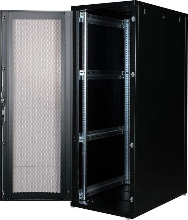Roline / Secomp Pro Serie 19" Serverschrank 36HE, montiert, Gitternetztür, IP20, RAL 9005, 1000mm tief