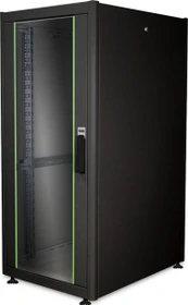Digitus Professional Unique Serie Serverschrank 26HE, Sicherheitsglastür, IP2X, schwarz, 800mm tief