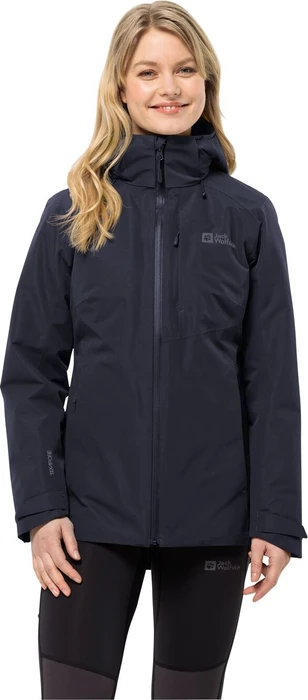 Jack Wolfskin Bergland 3in1 Funktionsjacke graphite (Damen)