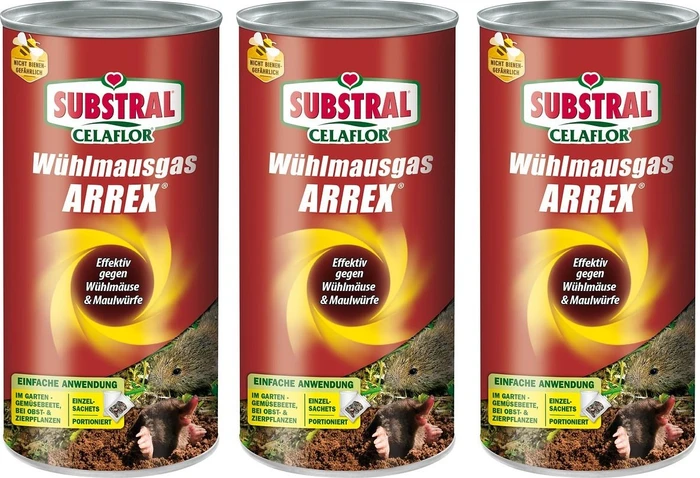 Evergreen Garden Care Substral Celaflor Wühlmaus Gas Arrex, 250g