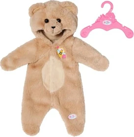 Zapf creation BABY born Mode - Bär Kuschelanzug 43cm