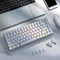 RK Royal Kludge RK84 Pro 75% Wireless, weiß, LEDs RGB, hot-swap, RK BROWN, USB/Bluetooth, US Vorschaubild
