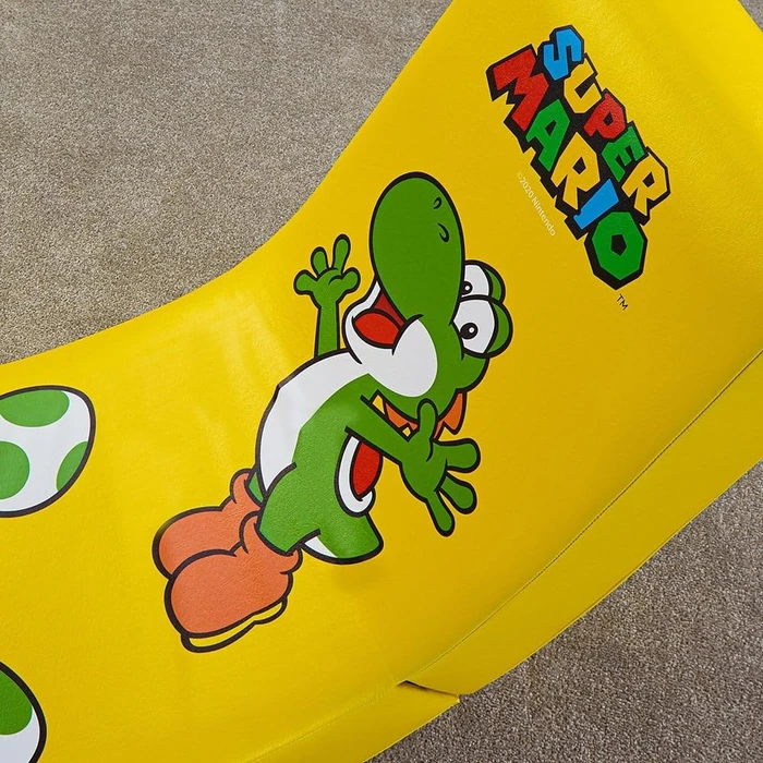 X Rocker Nintendo Super Mario All-Star Collection Floor Rocker Gamingstuhl, Yoshi gelb