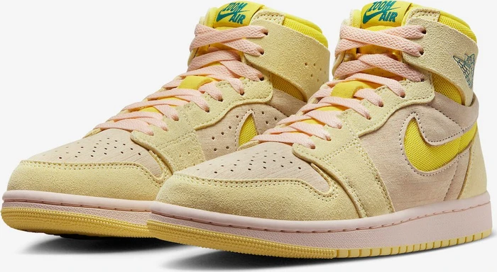 Nike Air Jordan 1 Zoom CMFT 2 citron tint/muslin/sky j teal/dynamic yellow (Damen)