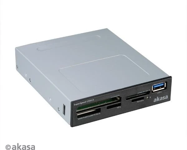 Akasa Internal Multi-Slot-Cardreader, USB 3.0 19-Pin Stecksockel [Stecker]