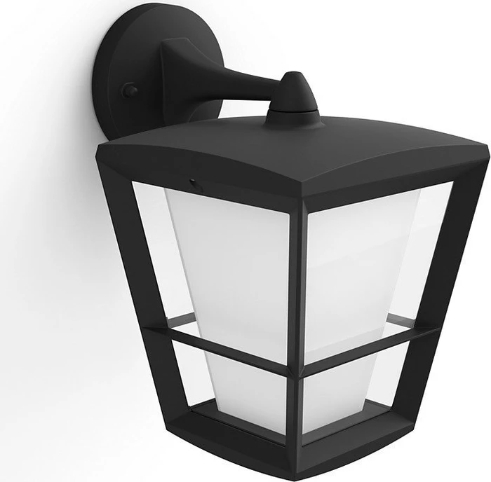 Philips Hue White and Color Ambiance Econic Wandleuchte schwarz