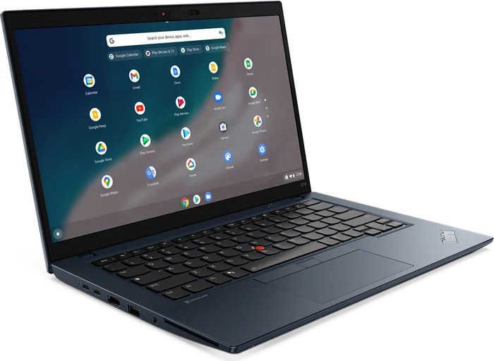 Lenovo ThinkPad C14 G1 Chromebook, Abyss Blue, Core i5-1245U, 8GB RAM, 256GB SSD, DE