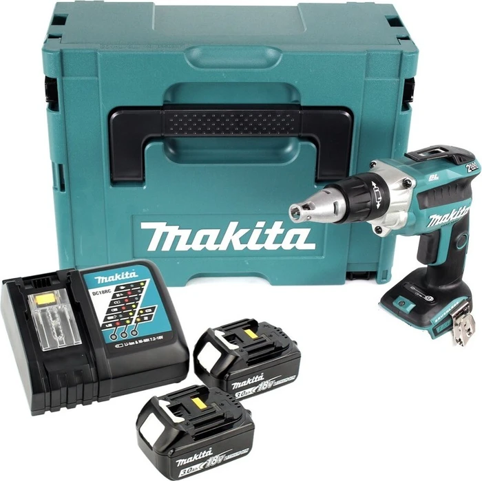 Makita DFS250RFJ Akku-Trockenbauschrauber inkl. MAKPAC + 2 Akkus 3.0Ah