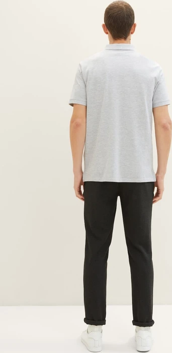 Tom Tailor Piqué Poloshirt kurzarm grey heather melange (Herren)