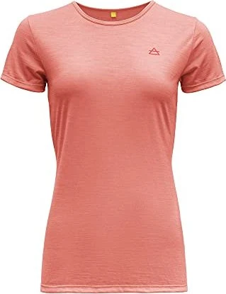 Devold Valldal Merino 130 Funktionsshirt kurzarm coral (Damen)