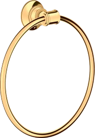 Hansgrohe Axor Montreux Handtuchring polished gold optic