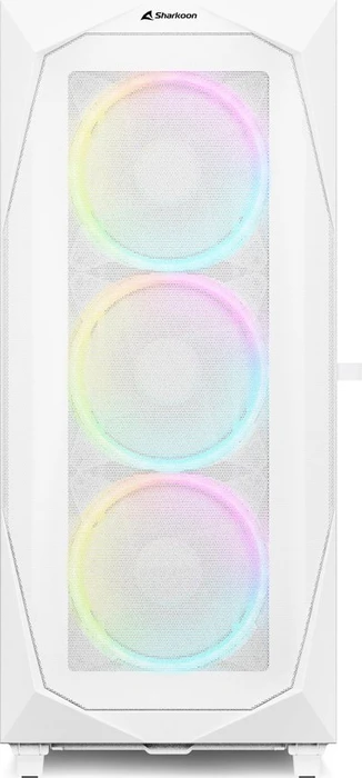 Sharkoon REV300 White, weiß, Glasfenster