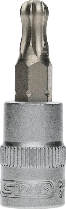 KS Tools Kugelkopf Torx Steckschlüssel 1/4", T30x25mm, 1 Stück